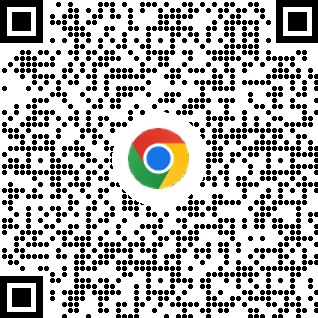 QR kód na stiahnutie prehliadača Chrome v mobilných zariadeniach